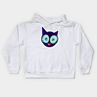 Nerdy and friendly bat Kids Hoodie